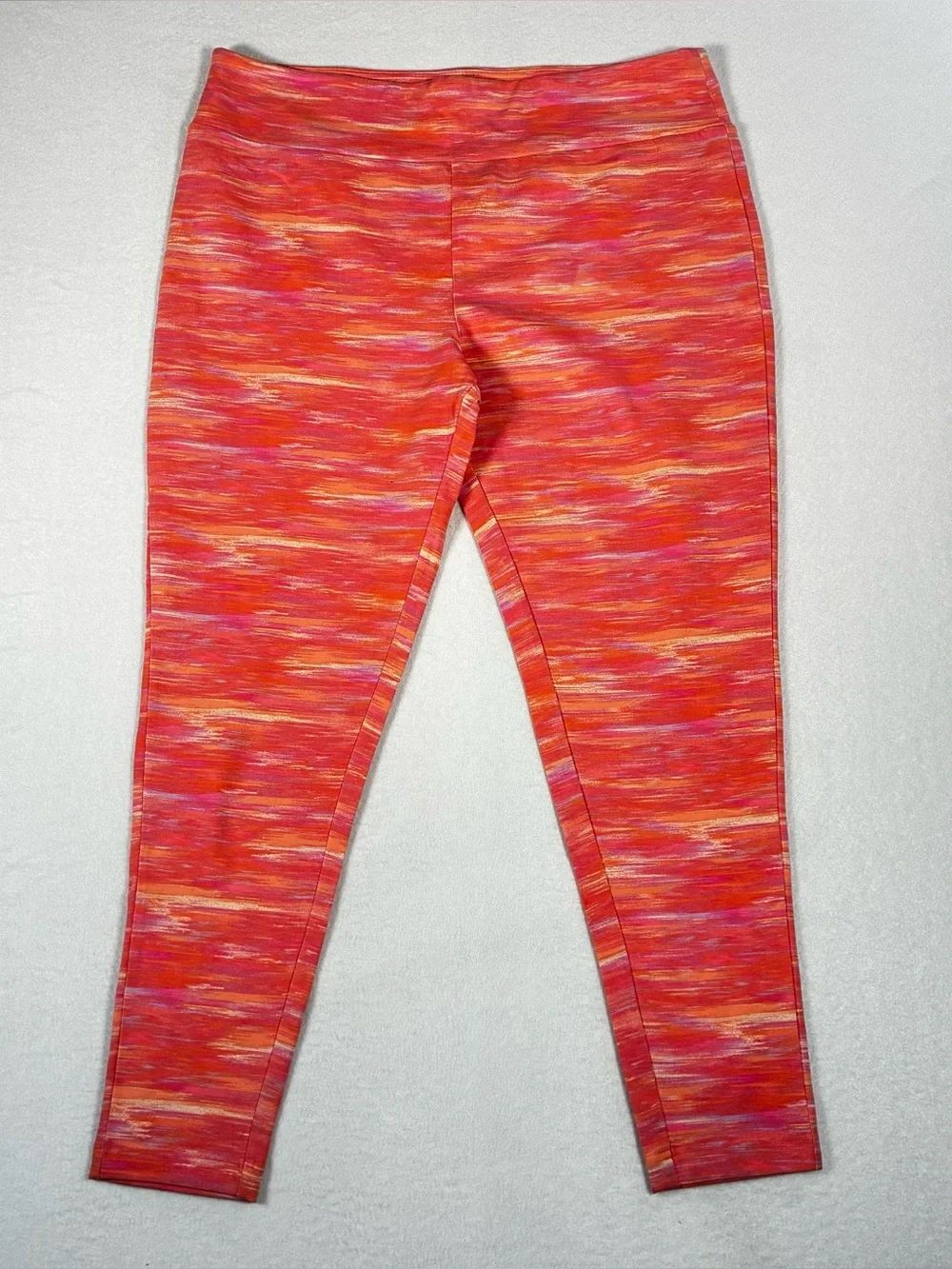 Terra & Sky Vibrant Multicolor Space-Dye Leggings NWOT size: 1X